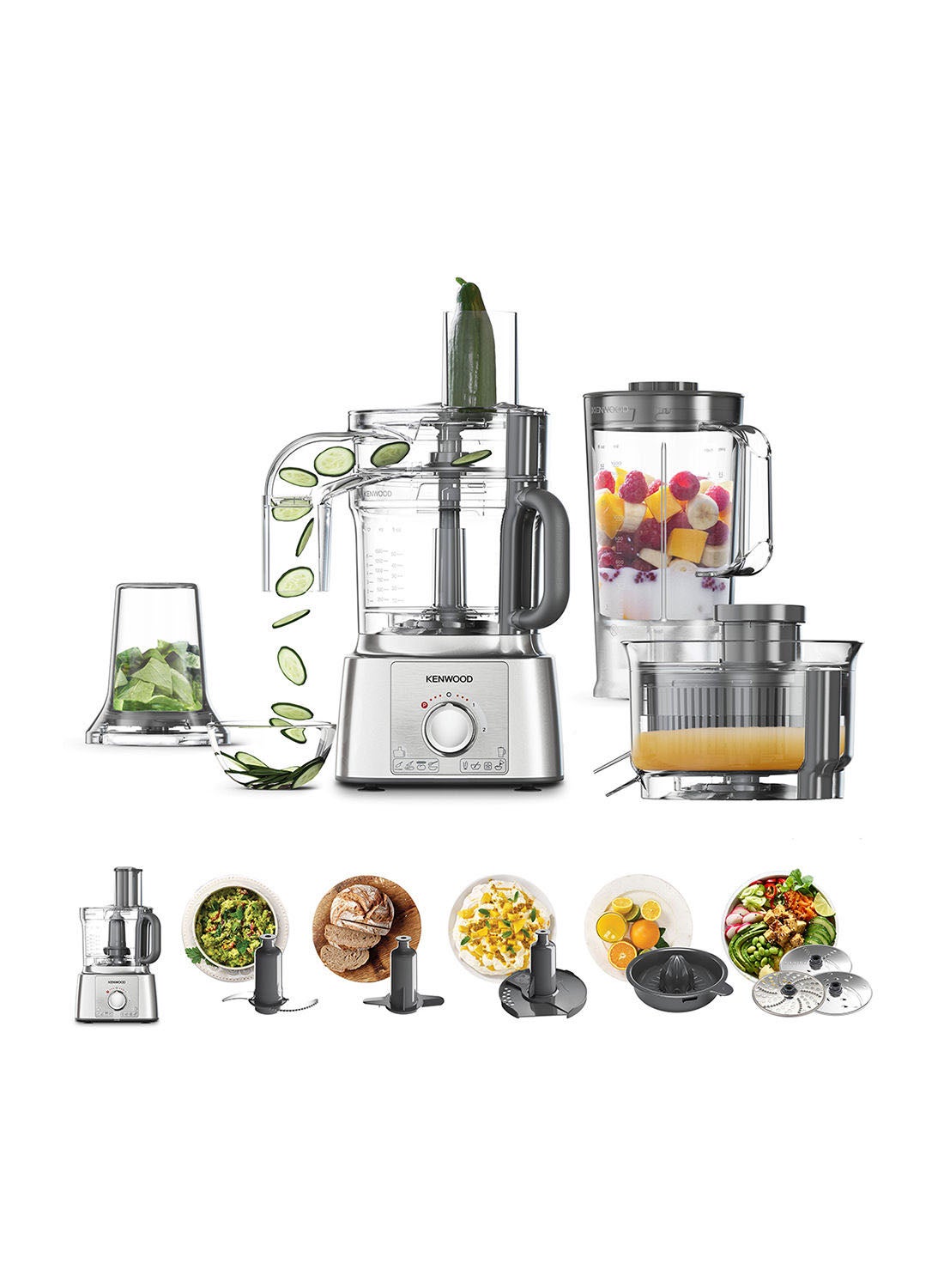 17-Piece Food Containers Set Multicolour