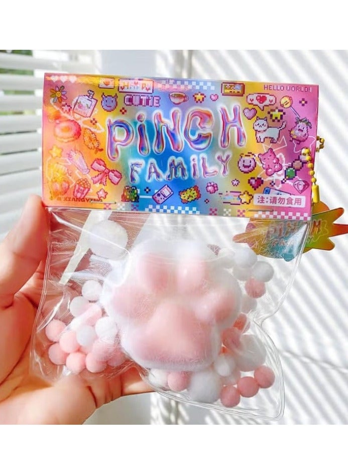 Tapa PVC Cat Paw Squeezer Toy