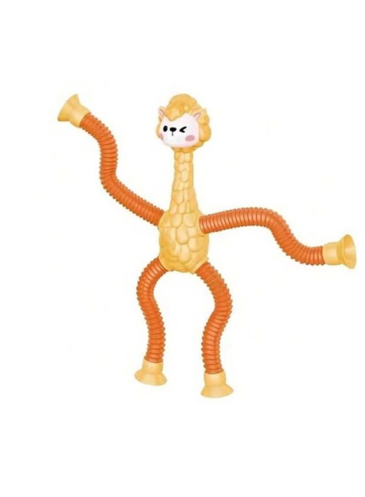 Telescopic straw sheep toys