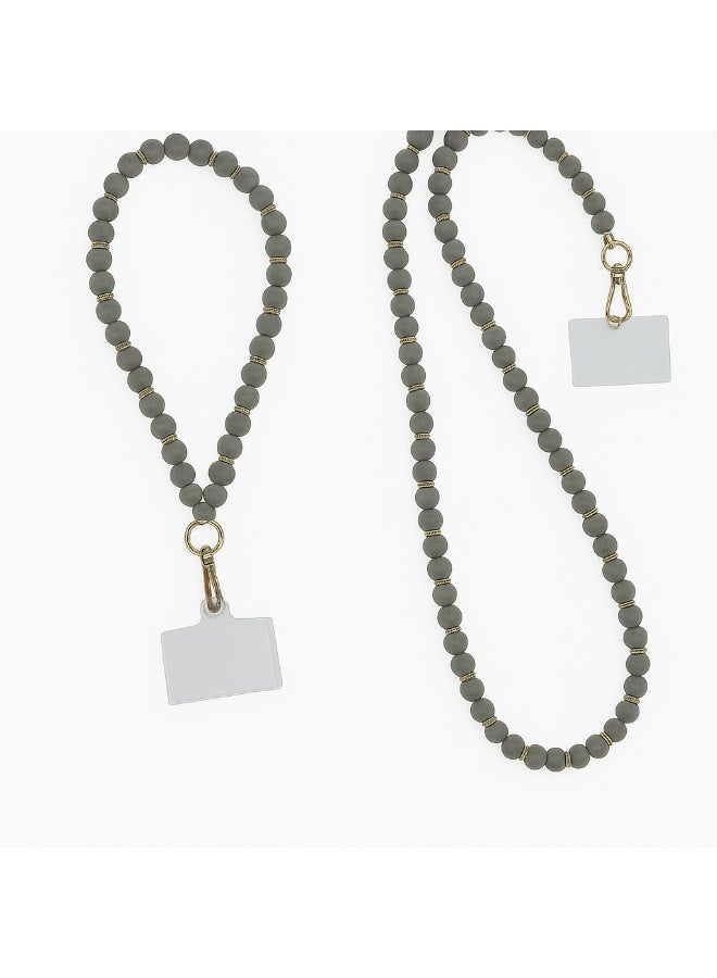 Grey Beaded Phone