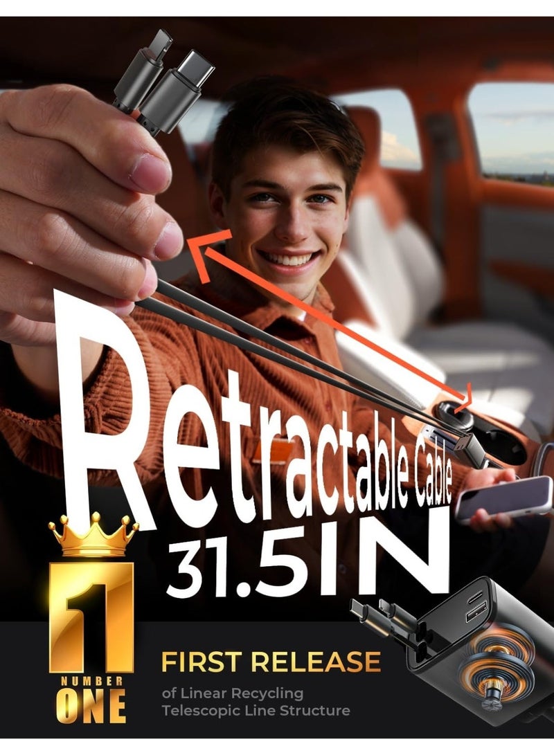 Lisen Retractable Car Charger