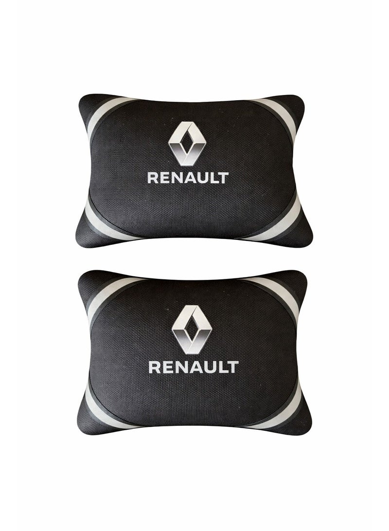 RENAULT Pair of Car Neck Support Pillows