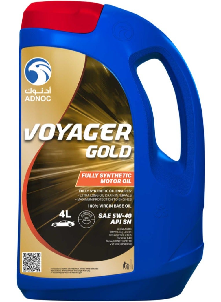 ADNOC VOYAGER GOLD SAE 5W-40 - 4L